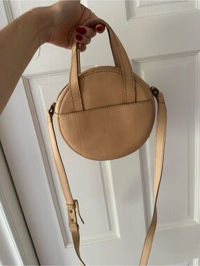 Madewell Juno Leather Crossbody Circle Bag